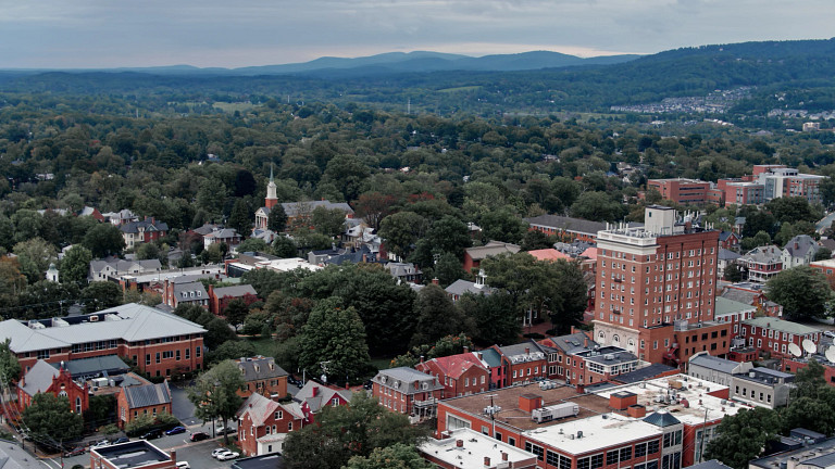 Charlottesville skyline